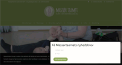 Desktop Screenshot of massoerteamet.dk