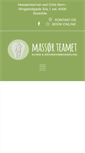 Mobile Screenshot of massoerteamet.dk